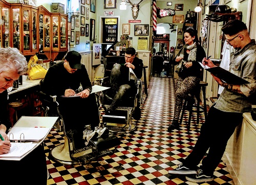 Training bij de Barberstation